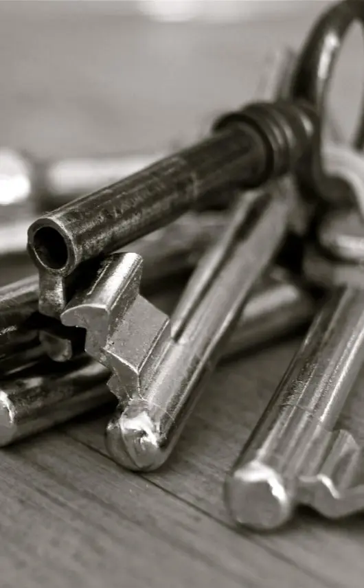 Der Schlüsselbund eines Hausmeisters